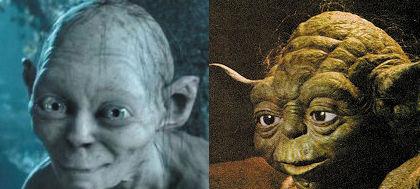 Yoda and Gollum