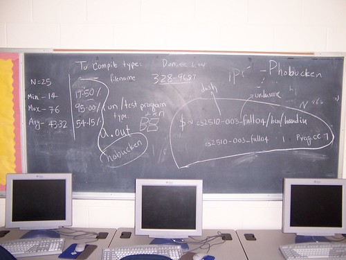 The ECU Computer Science Lab Blackboard