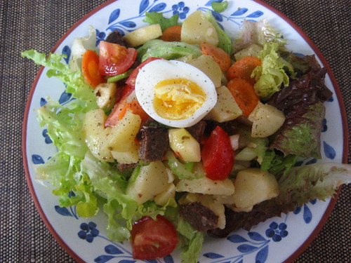 Vegetable and potato salad