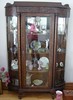 Bow Front China Cabinet For Sale
