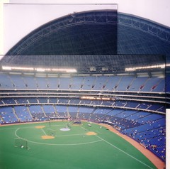 Batting Practice at the Toronto Skydome