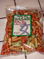 Wasabi rice crackers - 女