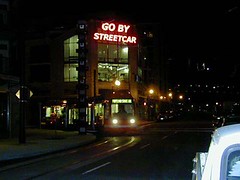Go By Streetcar Neon Sign @Streetcar Lofts, Portland, OR