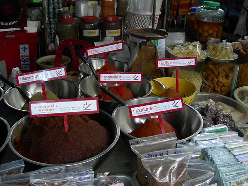 Curry paste at the market