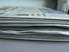 How many trees make one newspaper?